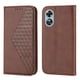 thumbnail image 3 of Funda Flip FOXDOCK para OPPO A17 4G , Estilo Billetera con Diseño Rombo, Correa de Mano y Soporte, Uso Diario, 3 of 6
