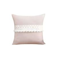 Genérico - Set De 2 Fundas De Cojin Con Pompon 45X45 S9