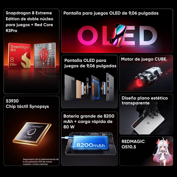 REDMAGIC Astra Tableta Gamer: Potencia Extrema con Refrigeración