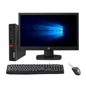 Kit Monitor + Mini Pc Lenovo Thinkcentre M720Q Tff (I5-8Va 16Gb 512Gb Ssd) Reacondicionado Grado A