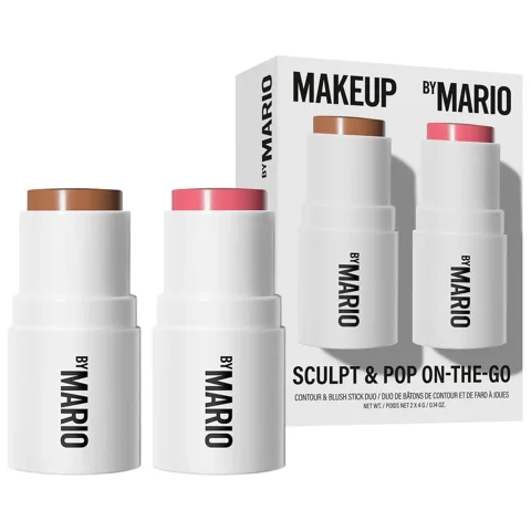 Makeup By Mario Sculpt & Pop On-The-Go Light Medium + Sweet Pink
