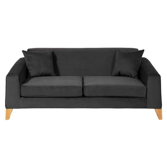 Sofá Finland 3C Felpa Negro