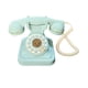 thumbnail image 5 of Teléfono retro con cable Teléfono antiguo Teléfono con botón de marcación clásico Teléfono de escritorio con cable Teléfono fijo retro para sala de Azul, 5 of 5