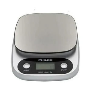 Pesa Balanza Digital De Cocina 10Kg Metalico Ks491 Philco