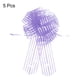 thumbnail image 3 of Uxcell 5Pcs 8" Lazos Grandes de Organza para Envolver Regalos Cinta Púrpura Claro, 3 of 6