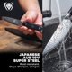 thumbnail image 3 of Juego de cuchillos Dalstrong 20 cm + 9 cm Damasco con acero AUS‑10V, 3 of 7