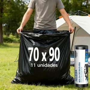 Aileda Bolsa De Basura Mediana 70X90 Cms 1 Rollo Con 11 Unidades