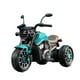 thumbnail image 1 of Moto Eléctrica Para Niños Motocicleta Clásica Luz Y Sonidos Cian, 1 of 5