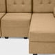 thumbnail image 5 of Seccional Boxter Xl Der Tela Beige, 5 of 7