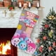 thumbnail image 1 of Baby Riki Tema: Calcetines de Navidad, fino lino blanco para colgar en escaleras y chimenea, decoración navideña para el hogar, regalo de Navidad.54cm×38cm, 1 of 5