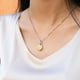 thumbnail image 3 of Collar girasol giratorio plata 925, 3 of 3