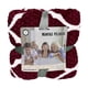 thumbnail image 1 of frazada polar con plush texturizada tamaño 1.5 160*210 BURDEO, 1 of 2