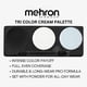 thumbnail image 2 of Paleta de pintura facial Mehron Tri-Color Character Halloween, 2 of 5