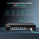 thumbnail image 3 of NICGIGA Switch PoE de 10 puertos y 2,5 Gb, 130 W, 2x SFP+ de 10G, 3 of 7