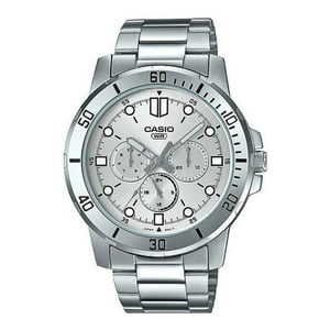 Reloj Analogo Plateado Casio Mtp-Vd300D-7E