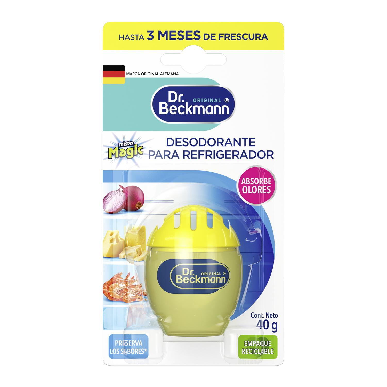 Dr Beckmann - Desodorante Para Refrigerador Dr. Beckmann 40g Blanco