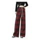 thumbnail image 3 of Pack 3 Pantalón A Cuadros Casuales Mujer Forro De Peludo, 3 of 8