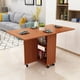 thumbnail image 2 of Mesa de comedor plegable café 140x80x77 cm, 2 of 4
