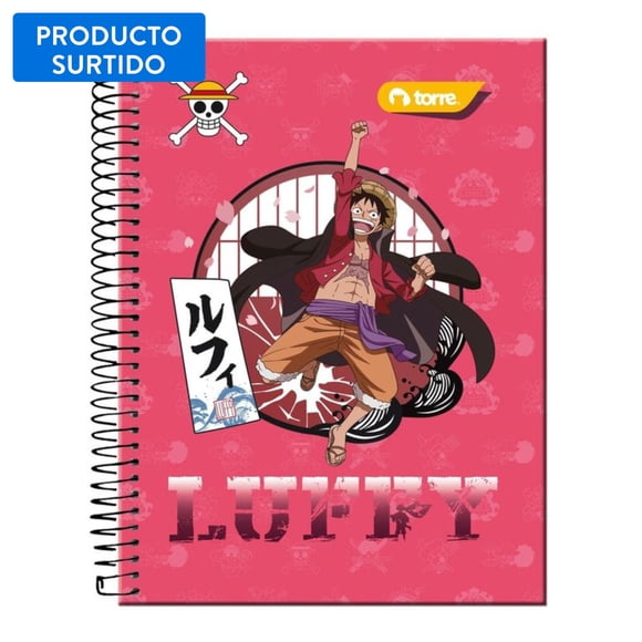 Cuaderno Universitario Top One Piece 7mm 150h