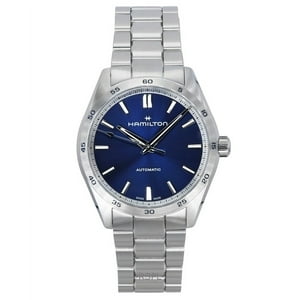 Reloj Hamilton Jazzmaster Performer Stainless Steel Blue Dial Automatic H36215140 100M Men'S Watch