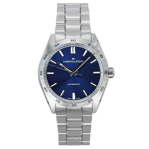 Reloj Analógico Hamilton Jazzmaster Performer Acero Inoxidable Azul Hombre