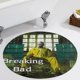 thumbnail image 5 of Breaking Bad / Quebrando Mal Alfombra Redonda de Felpa Coral, Antideslizante, No Desprende Pelusas, Lavable y Duradera para Salón, Dormitorio y Habitación de Niños 60cm, 5 of 6