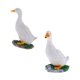 thumbnail image 5 of 2 unids jardín regalo granja resina animal ornamento estanque agua permanente pato blanco, 5 of 5
