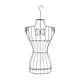 thumbnail image 2 of Maniquí Femenino De Alambre De Metal, Maniquí De Cuerpo Entero Para Vestidores, Color Blanco, 2 of 5
