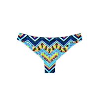 Samia - Bikini Calzón Tanga Costura Invisible Est Azul Xl