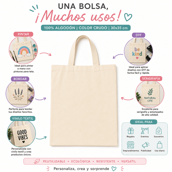 PACK 6 BOLSAS CREA 30X35 FLOPYLISS spa