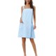 thumbnail image 1 of INSPIRE CHIC Vestido de Toalla de Mujer con Cierre de Tela de Terry Absorbente de Secado Rápido con Tirantes Ajustables y Bolsillos M Azul Cielo, 1 of 6