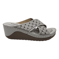 Sandalias De Fiesta Bonny Franco Plata (Mujer) | 301-0918 - Talla 39