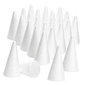 Magideal - 8 Piezas Conos De Espuma Para Crear Árboles Navideños Y Decoraciones Fiestas Material Versátil Fácil De Personalizar Adecuado Para Bodas Y Proyectos Estilo E