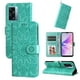 thumbnail image 1 of Funda tipo cartera FOXDOCK para Realme Narzo 50 5G , diseño girasol en relieve, cuero PU, cierre magnético, soporte y tarjetero, 1 of 5