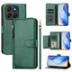 thumbnail image 1 of Funda Billetera Cremallera para Motorola Moto G67 con Porta Tarjetas, Soporte y Correa Verde, 1 of 5