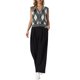 thumbnail image 2 of INSPIRE CHIC Chaleco de Suéter para Mujer sin Mangas Cuello en V Argyle con Botones Cardigan Casual L Gris Oscuro, 2 of 6