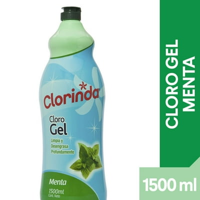 Cloro Gel Menta Botella 1500 Ml Clorinda