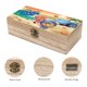 thumbnail image 3 of Team Umizoomi Caja Organizadora de Madera Rústica - Caja Decorativa Multifuncional para Escritorio, Hogar, Oficina, Joyas y Manualidades, 3 of 6