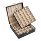 thumbnail image 1 of Caja de joyería Frebeauty 50 compartimentos, 2 capas, negra, 1 of 8