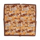 thumbnail image 2 of Pañuelo tipo seda 70x70 estampado petalos cafe Talla Única, 2 of 5