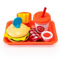 Fat Brain Toys - Juguetes Pretendables Burger & Fries Fat Brain Para Niños De 3 A 7 Años