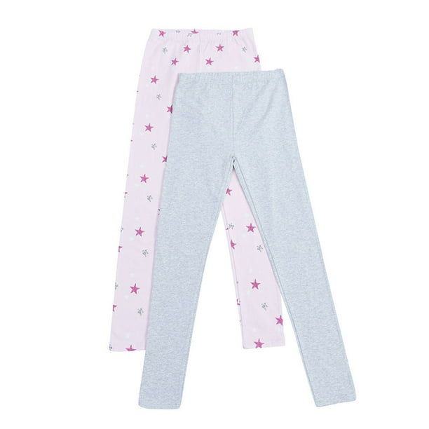 Calza Niña Teen Bipack Solida + Full Print Rosado Corona
