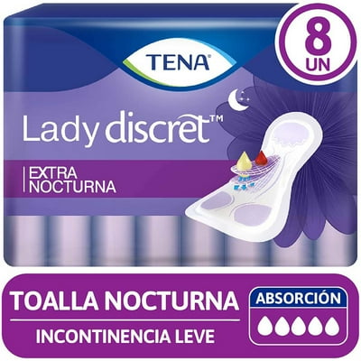 Toalla Incontinencia Nocturna 8 Un Tena