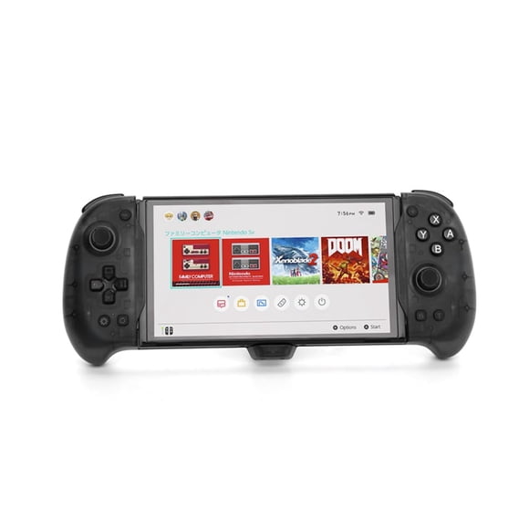 Gripcon DOBE Eggshell negro para Nintendo Switch