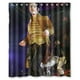 thumbnail image 1 of Cortina de ducha de baño Brendon Urie Panic con ganchos, tamaño 60 x 72 pulgadas, 1 of 3