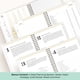 thumbnail image 5 of Agenda Blue Sky 15 cm x 22 cm Floral Menta 2026‑2027, 5 of 9