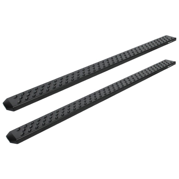 Estribos Raptor Series de Aluminio Negro de 16.5 cm de Ancho