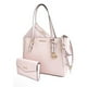 thumbnail image 4 of Cartera Womens Leather Mk Patten Crossbody Tote Handbag Powder Blush 3 piece, 4 of 8