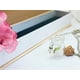 thumbnail image 2 of Colgante Largo Rosa En Cristal Moderno Curioso Niñas Adultos, 2 of 3