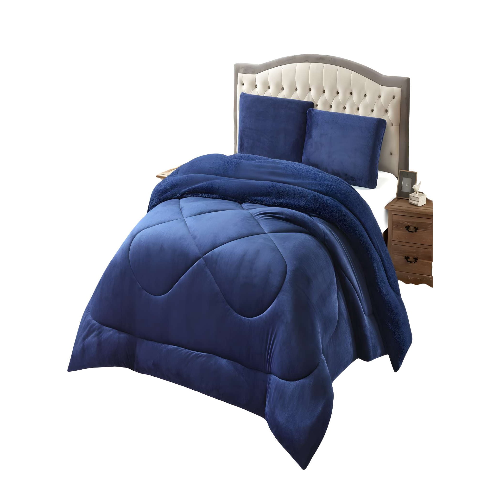 Genérico - Cobertor De Inverno Plush Con Chiporro Cs King Azul O